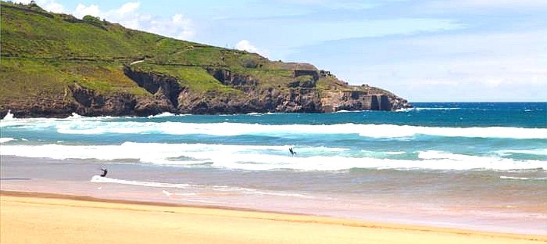 Апартаменты Sun&Sea Nuevo Apartamento En La Playa Nearest Beach To Bilbao Сьервана Экстерьер фото